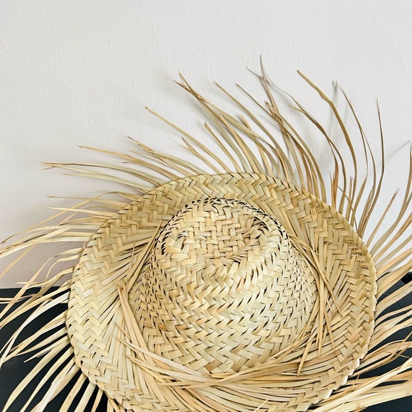 Other - Scarecrow Straw Fringe Sun Hat